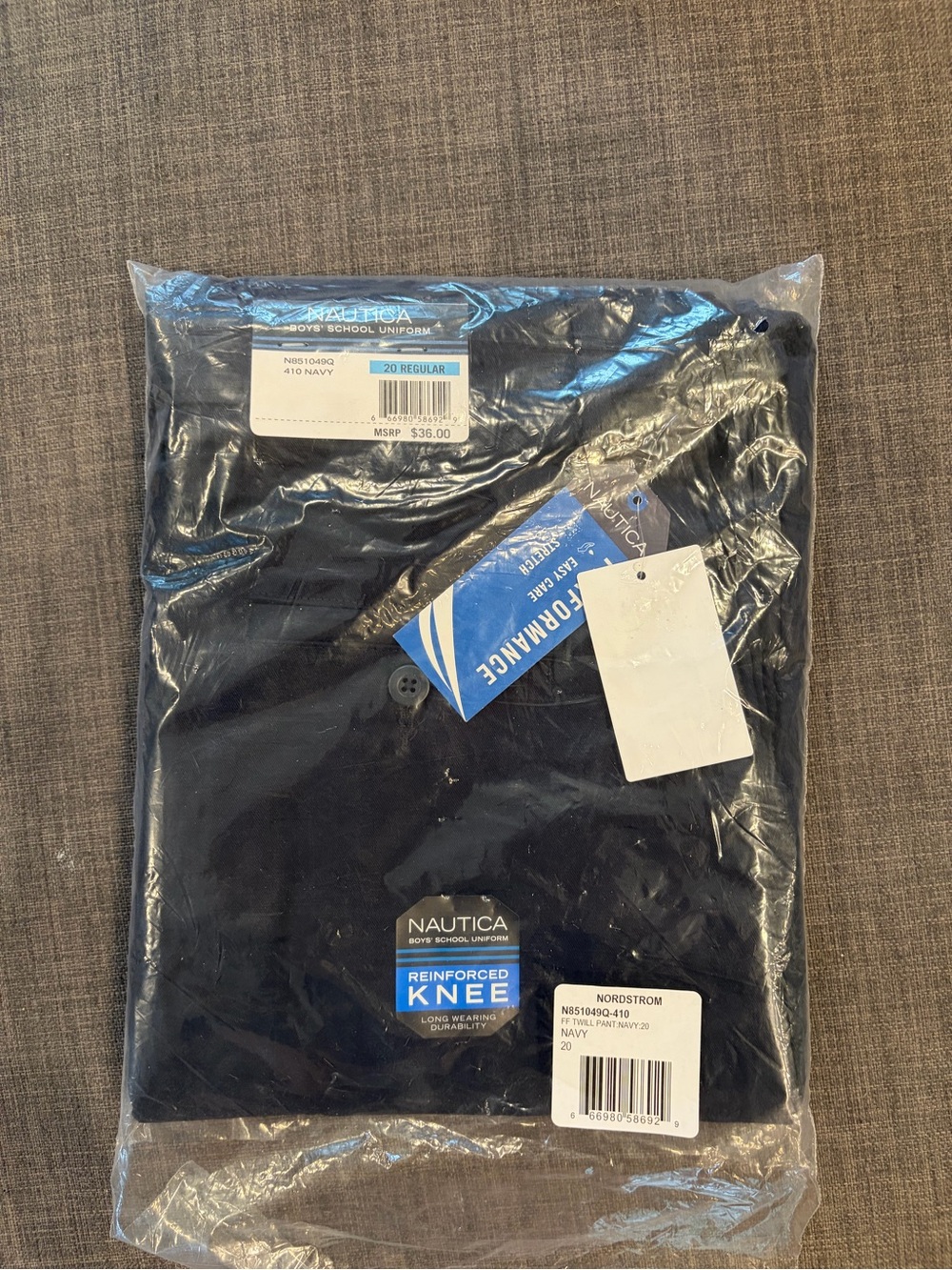 Nautica Dark Navy School Chino Pants